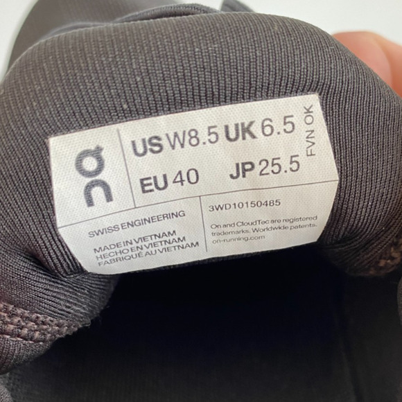 On Running Trainers CloudSwift 3 AD Triple Black Swiss Shoes Womens Size 8.5 - Picture 11 of 11